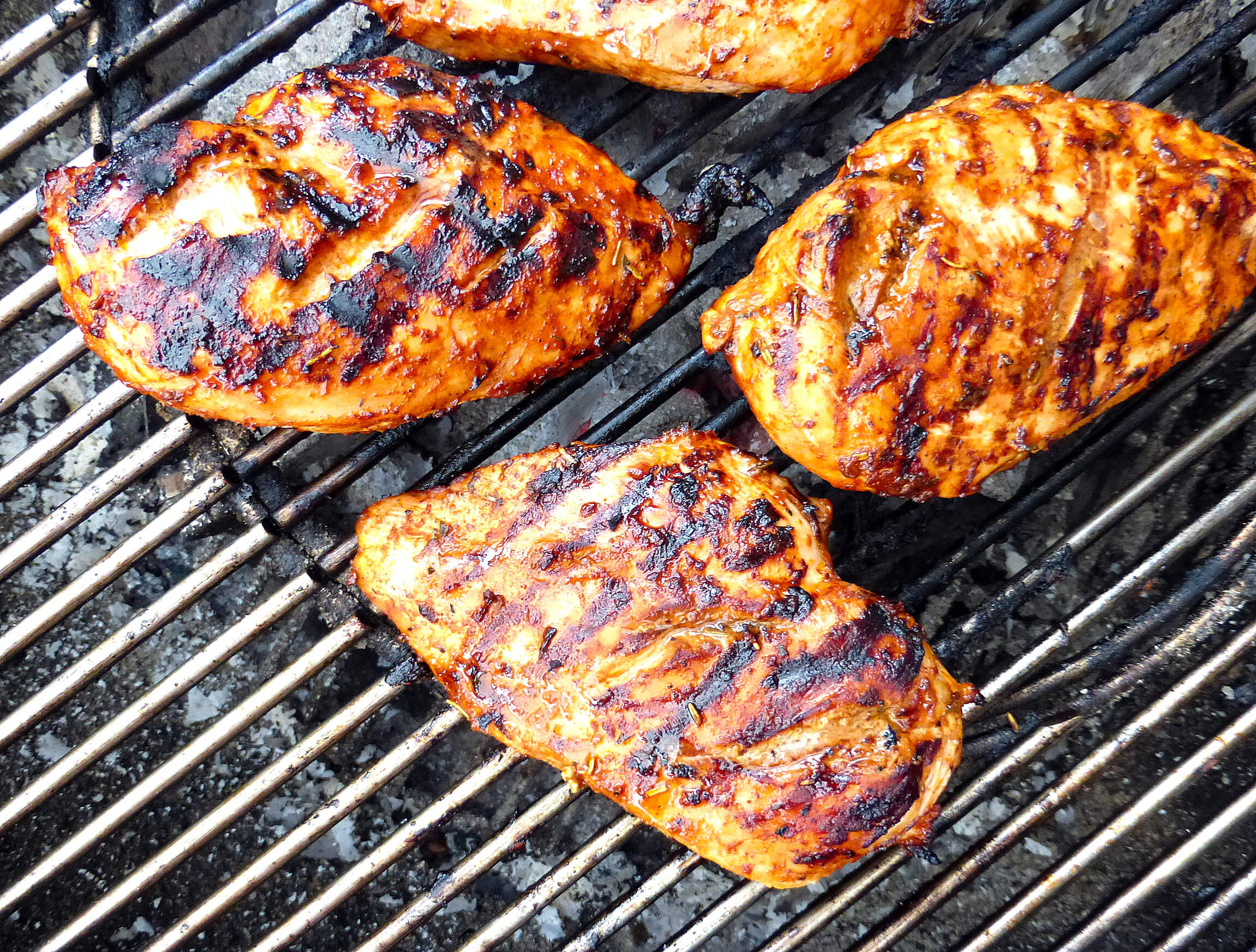 picture of grilled chicken on a barbecue