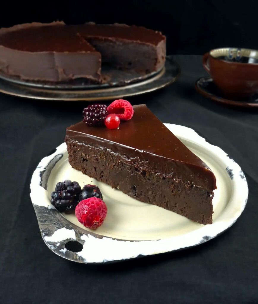 Chocolate Fudge Kladdkaka (Swedish Sticky Cake)