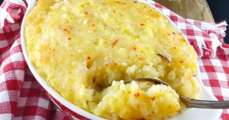 Cheese and Potato Pie (Main Meal or Side Dish)