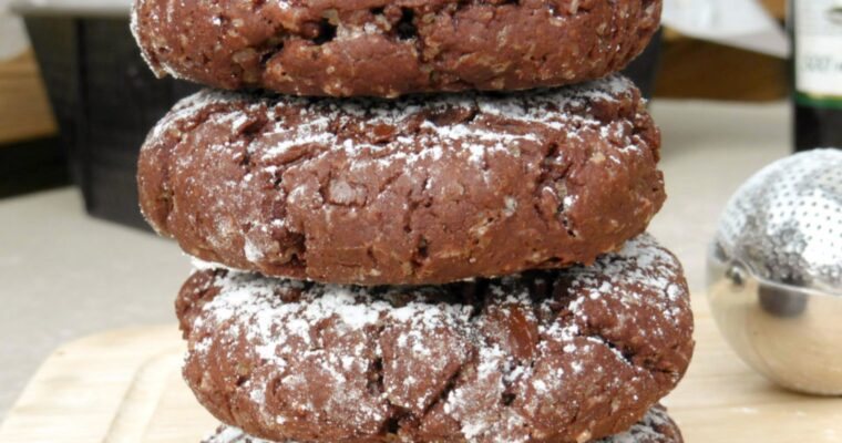 Dark Chocolate Olive Oil Cookies