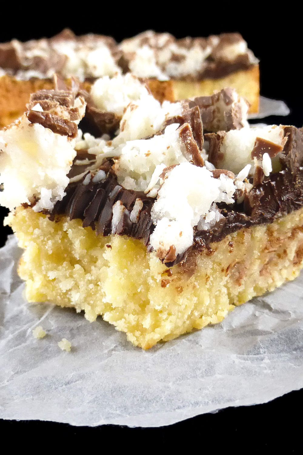Coconut Cookie Pie (with Bounty and Chocolate Ganache)