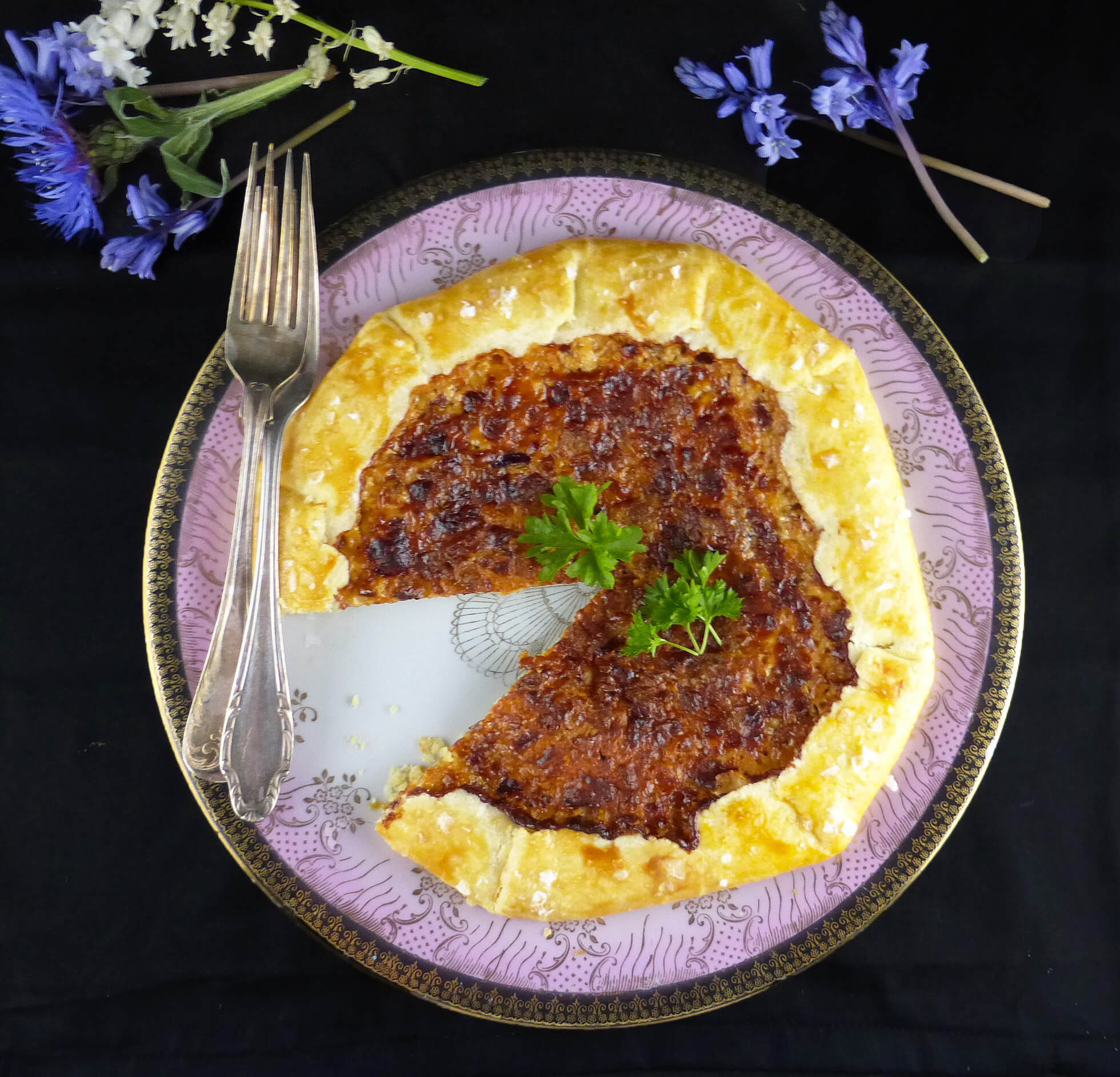 picture of a cheese galette