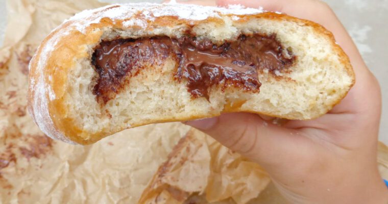 Air fryer Nutella Doughnuts