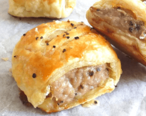 Simple Homemade Chicken Sausage Rolls